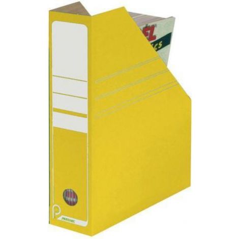 Pojemnik na dokumenty Pressel kartonowy A4/75 Żółty